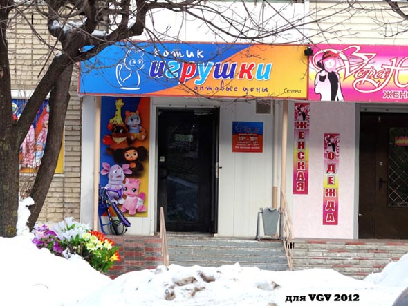 магазин игрушек «Котик» на Егорова 8 во Владимире фото vgv