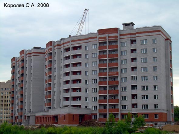 строительство дома 15 по ул. Юбилейная в 2007-2009 гг. во Владимире фото vgv