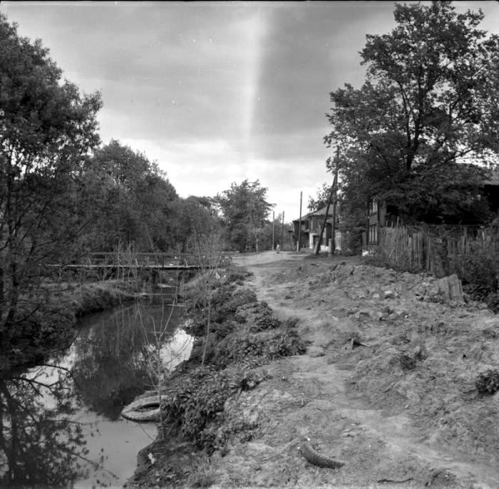 улица Задний Боровок и река Лыбедь фото 1960 года во Владимире фото vgv
