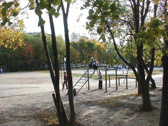 спортивная площадка у школы 31 на Завадского 7 во Владимире фото vgv