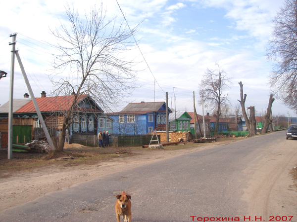 поселок Мстера Дзержинского улица в Вязниковском районе Владимирской области фото vgv