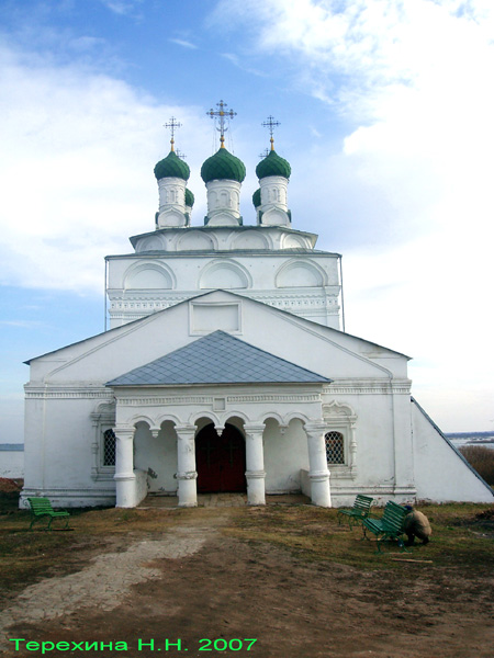 Богоявленский собор (1687 г.) в Вязниковском районе Владимирской области фото vgv
