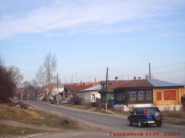 поселок Мстера Ленинградская улица в Вязниковском районе Владимирской области фото vgv