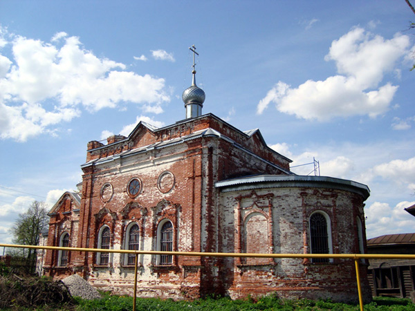 Никольская церковь 1884 г. в Вязниковском районе Владимирской области фото vgv
