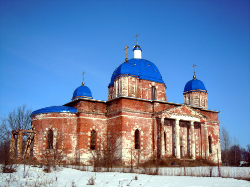 Успенская церковь 1826 г. на Успенском погосте в Вязниковском районе Владимирской области фото vgv