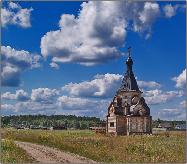 Неизвестная часовня в д. Ямки в Вязниковском районе Владимирской области фото vgv