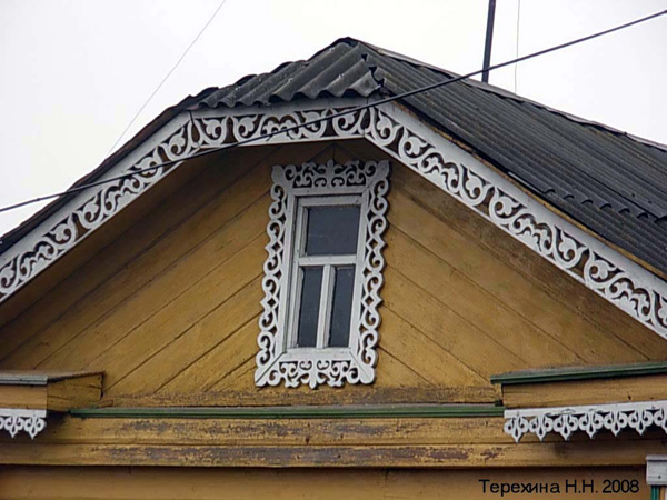 деревянные резные наличники на Красносельской 5 в Юрьев Польском районе Владимирской области фото vgv