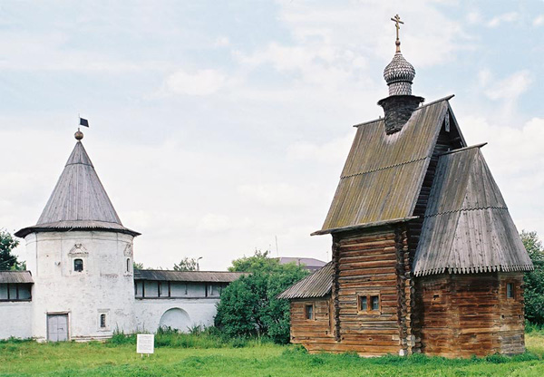 Георгиевская деревянная церковь (1718) в Юрьев Польском районе Владимирской области фото vgv