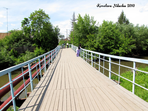 мост через речку на Садовом переулке в Юрьев Польском районе Владимирской области фото vgv