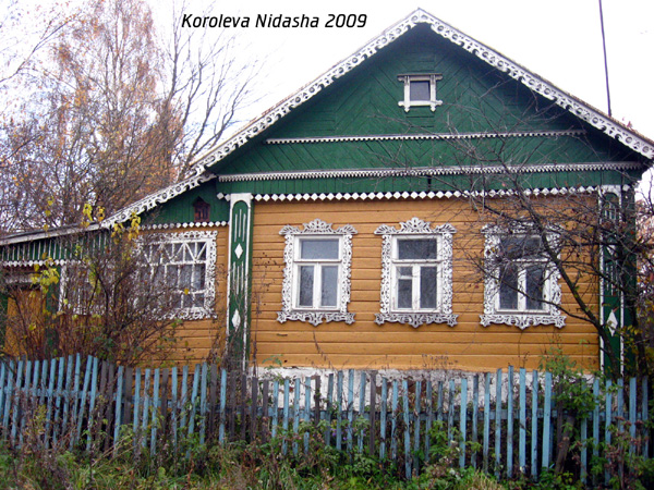 деревянные наличники на Текстильной 50 в Юрьев Польском районе Владимирской области фото vgv