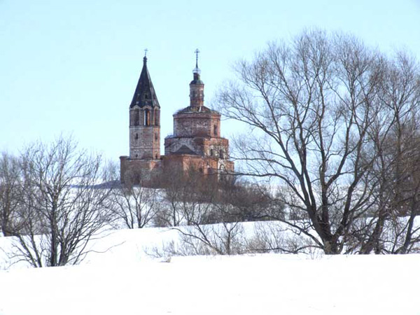 Благовещенская церковь 1764 г. в Юрьев Польском районе Владимирской области фото vgv